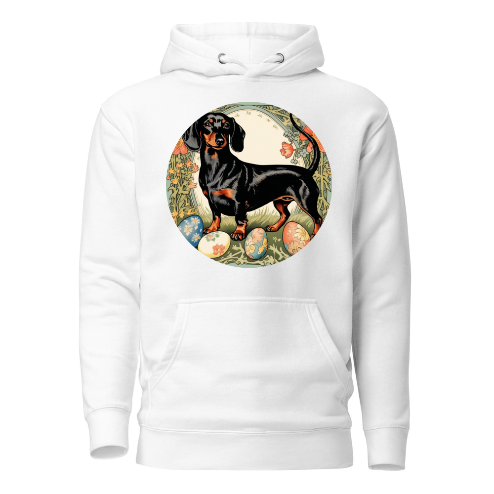PugMug Custom Black Dachshund Hoodie