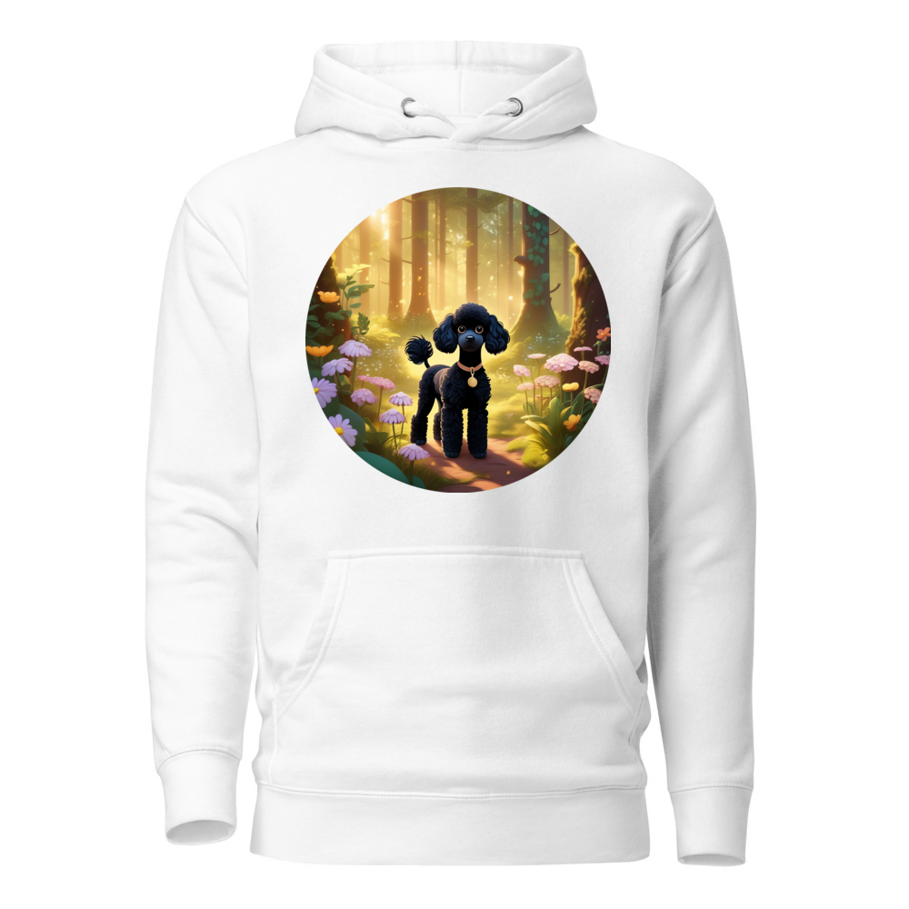 PugMug Custom Black Poodle Hoodie