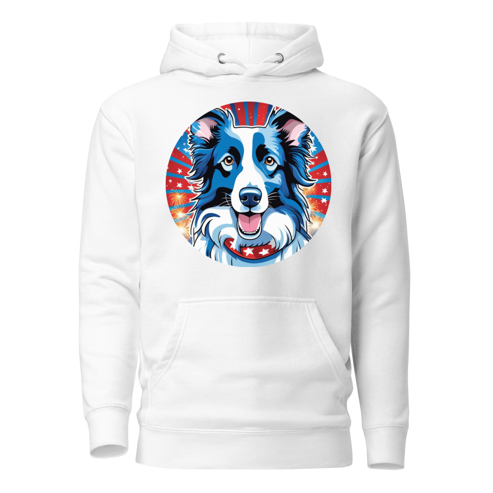 PugMug Custom Blue Merle Border Collie Hoodie