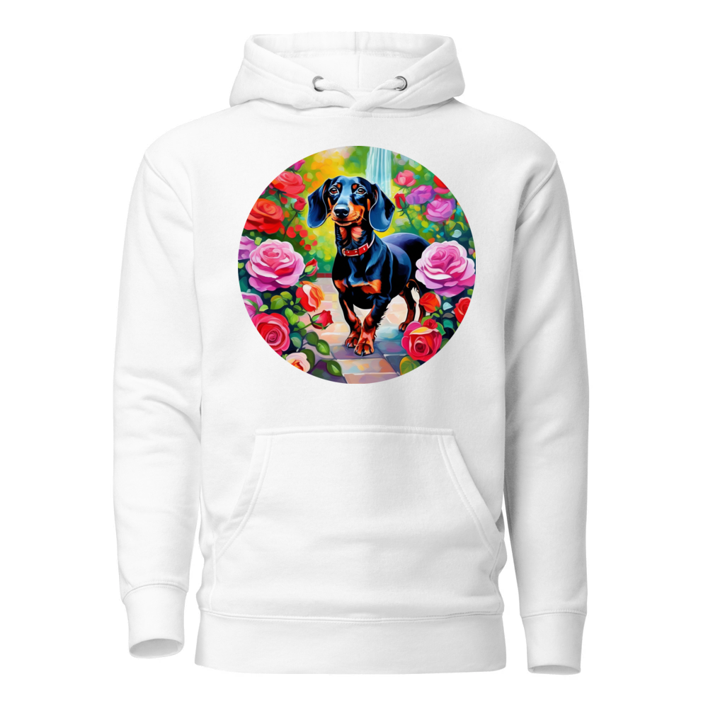 PugMug Custom Black Dachshund Hoodie