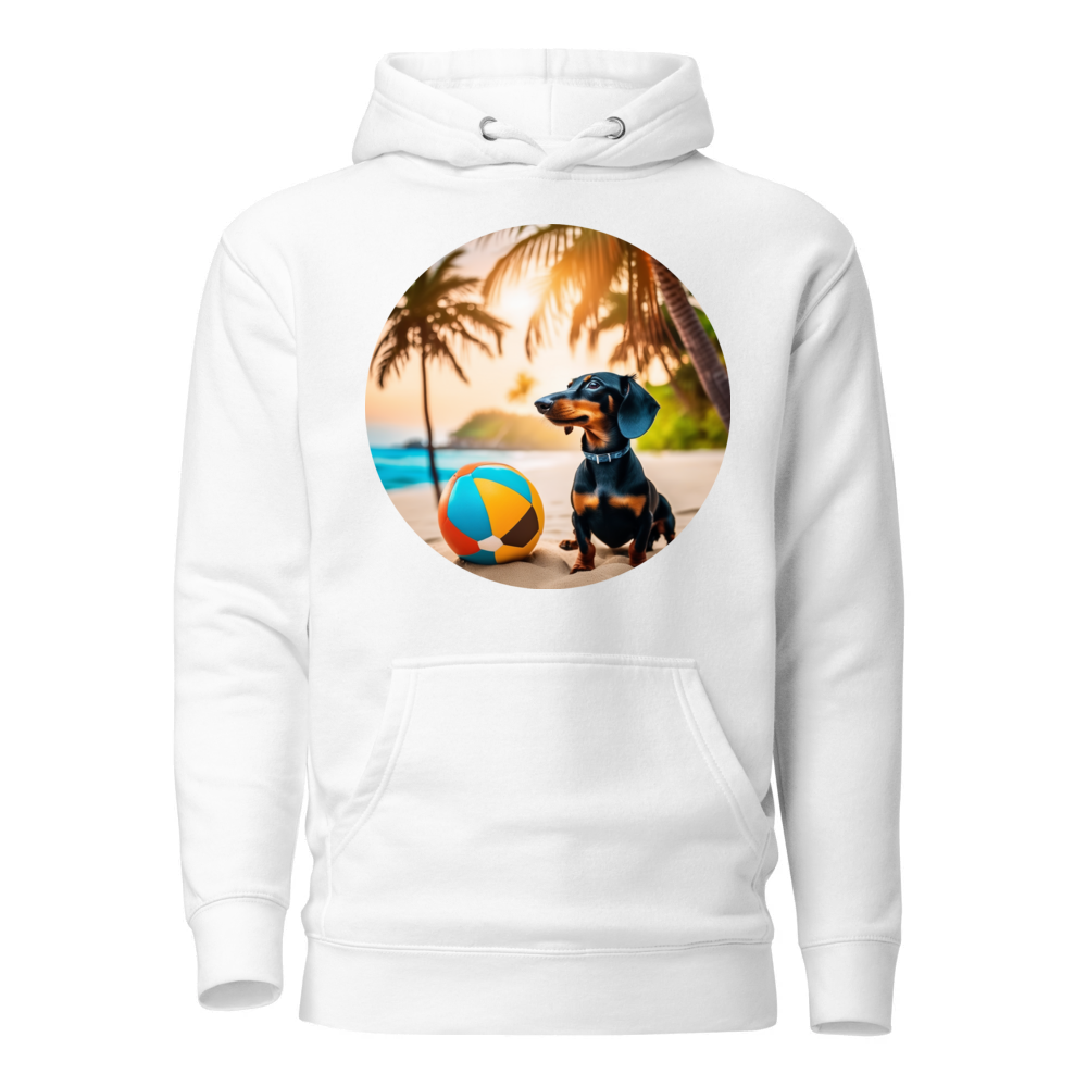 PugMug Custom Black Dachshund Hoodie