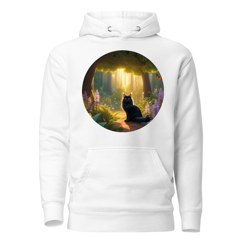 PugMug Custom Black Maine Coon Cat Hoodie
