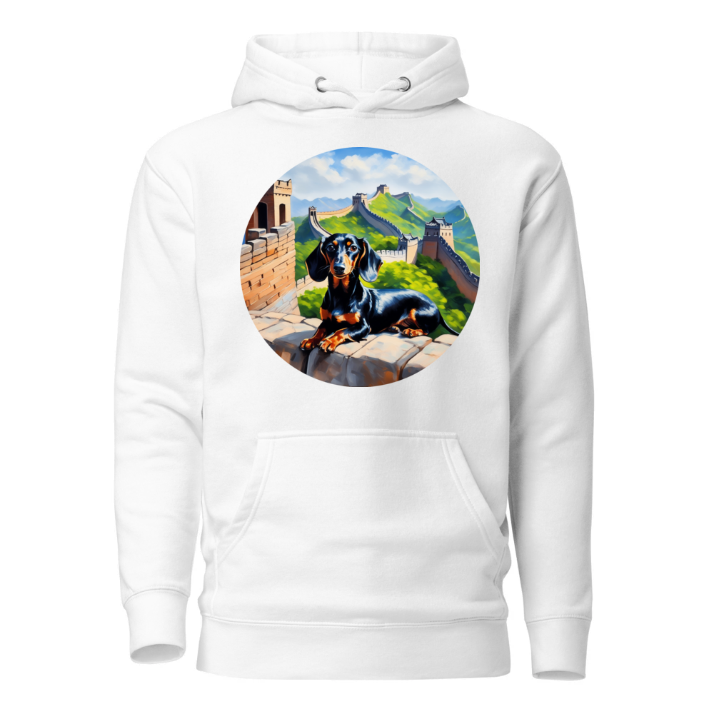 PugMug Custom Black Dachshund Hoodie