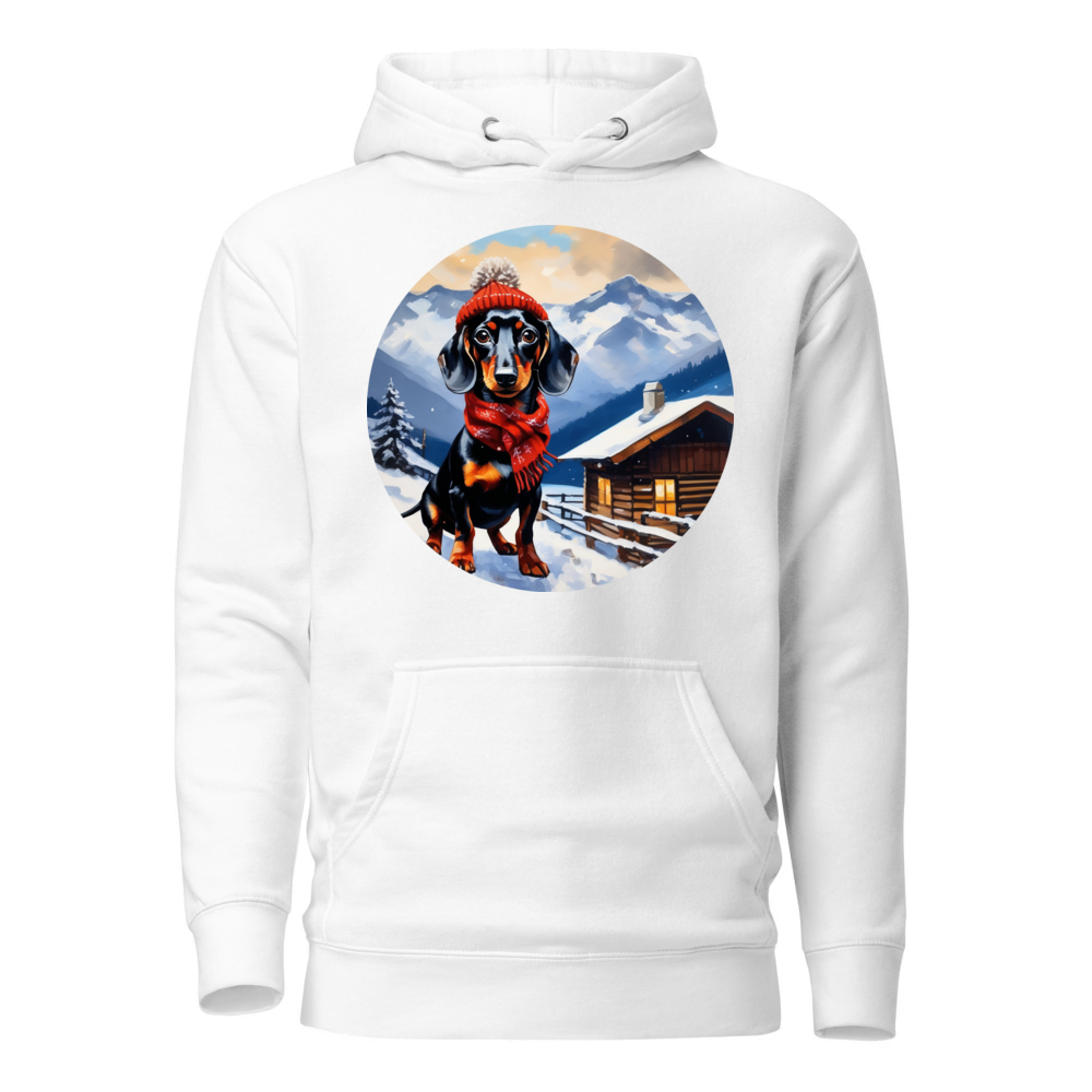 PugMug Custom Black Dachshund Hoodie