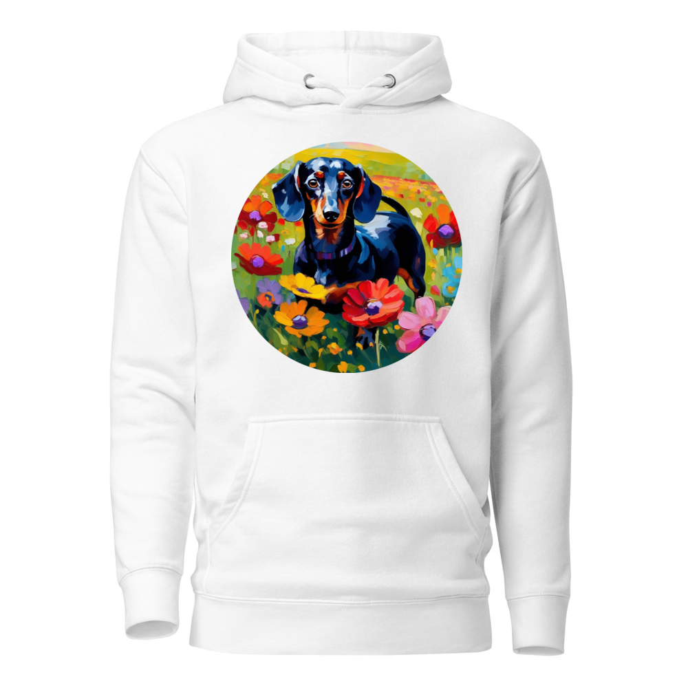 PugMug Custom Black Dachshund Hoodie