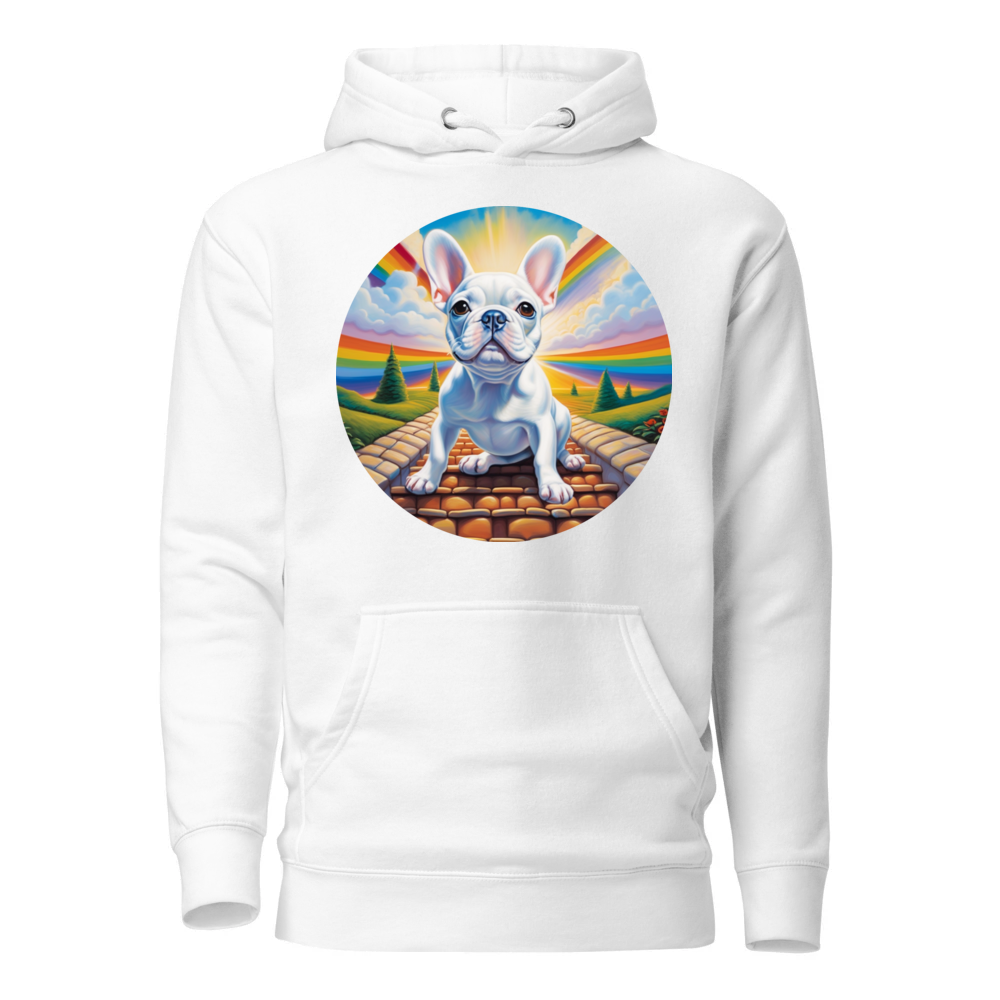 PugMug Custom White French Bulldog Hoodie