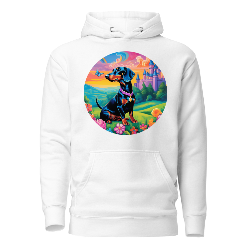 PugMug Custom Black Dachshund Hoodie
