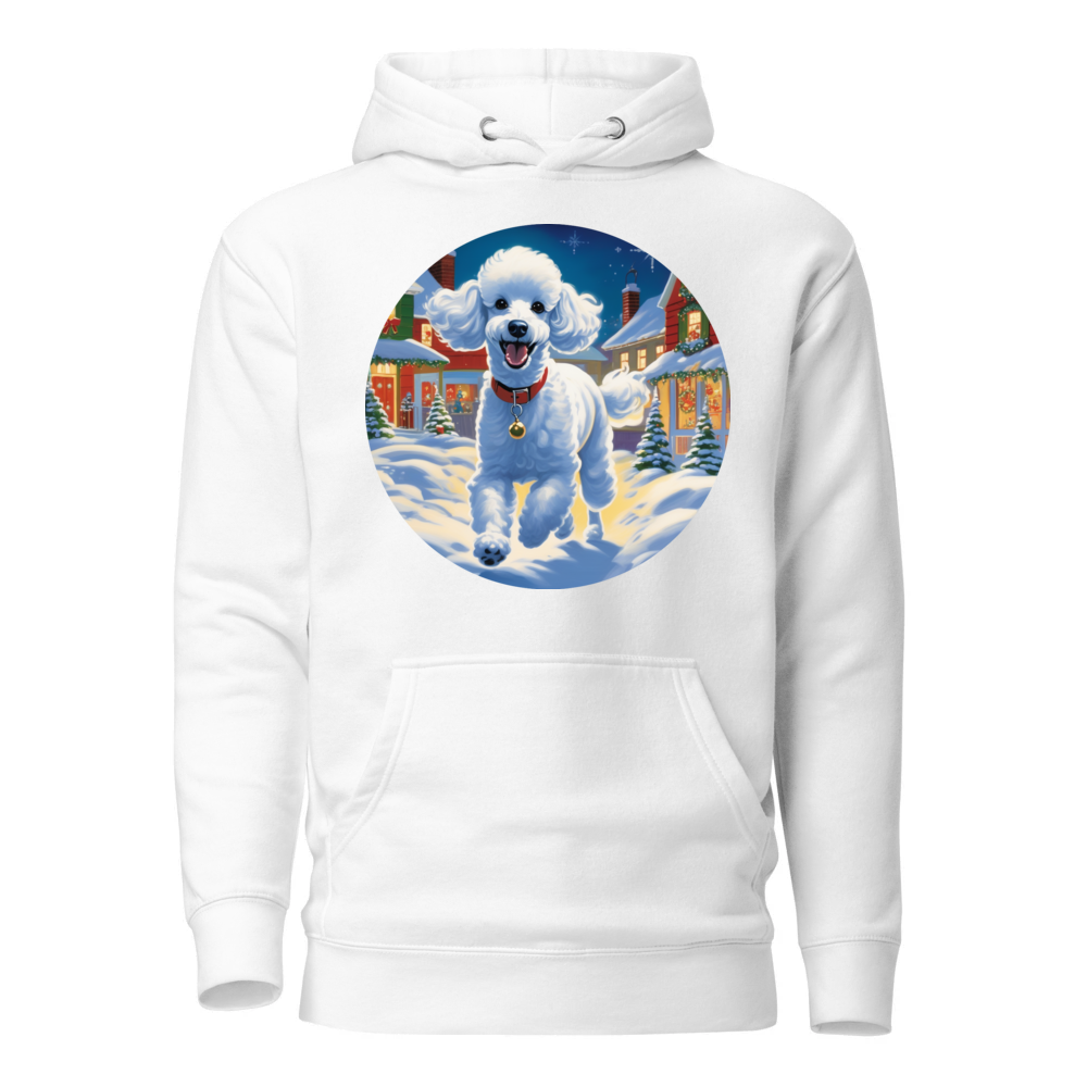 PugMug Custom White Poodle Hoodie