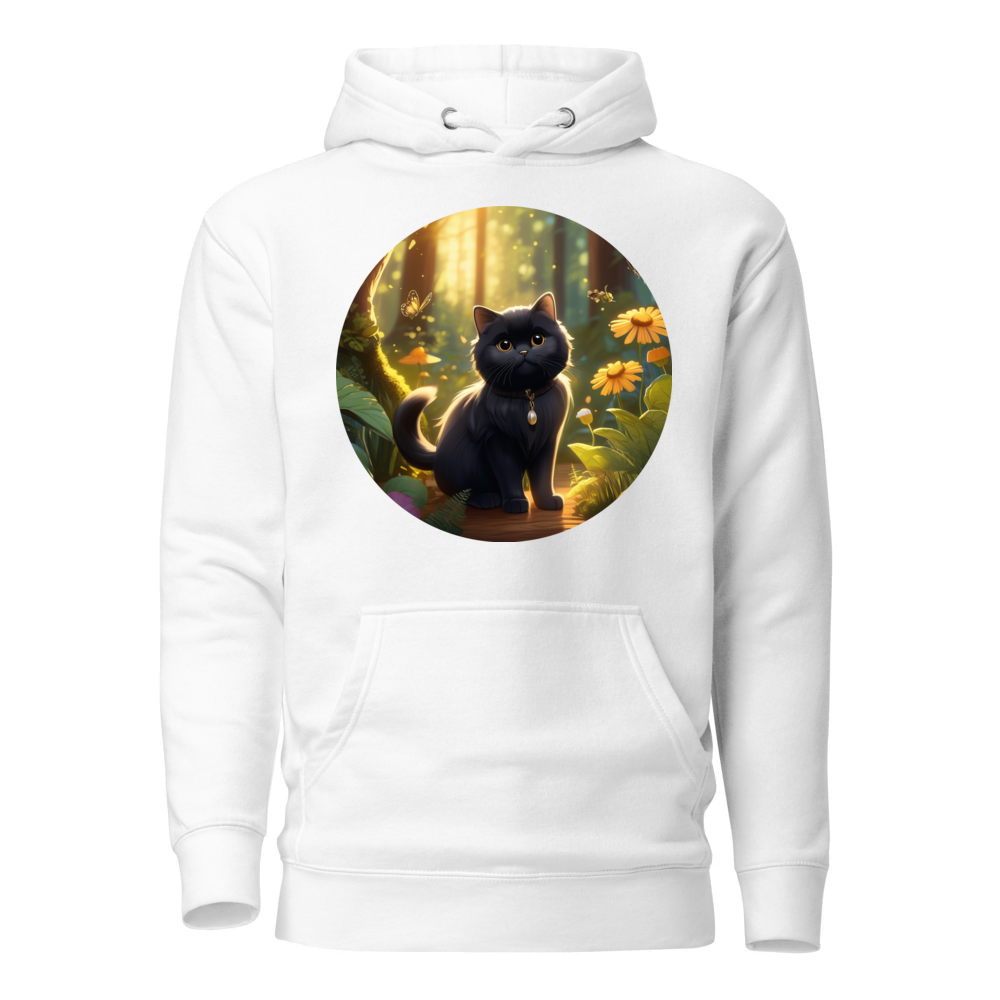 PugMug Custom Black Scottish Fold Cat Hoodie