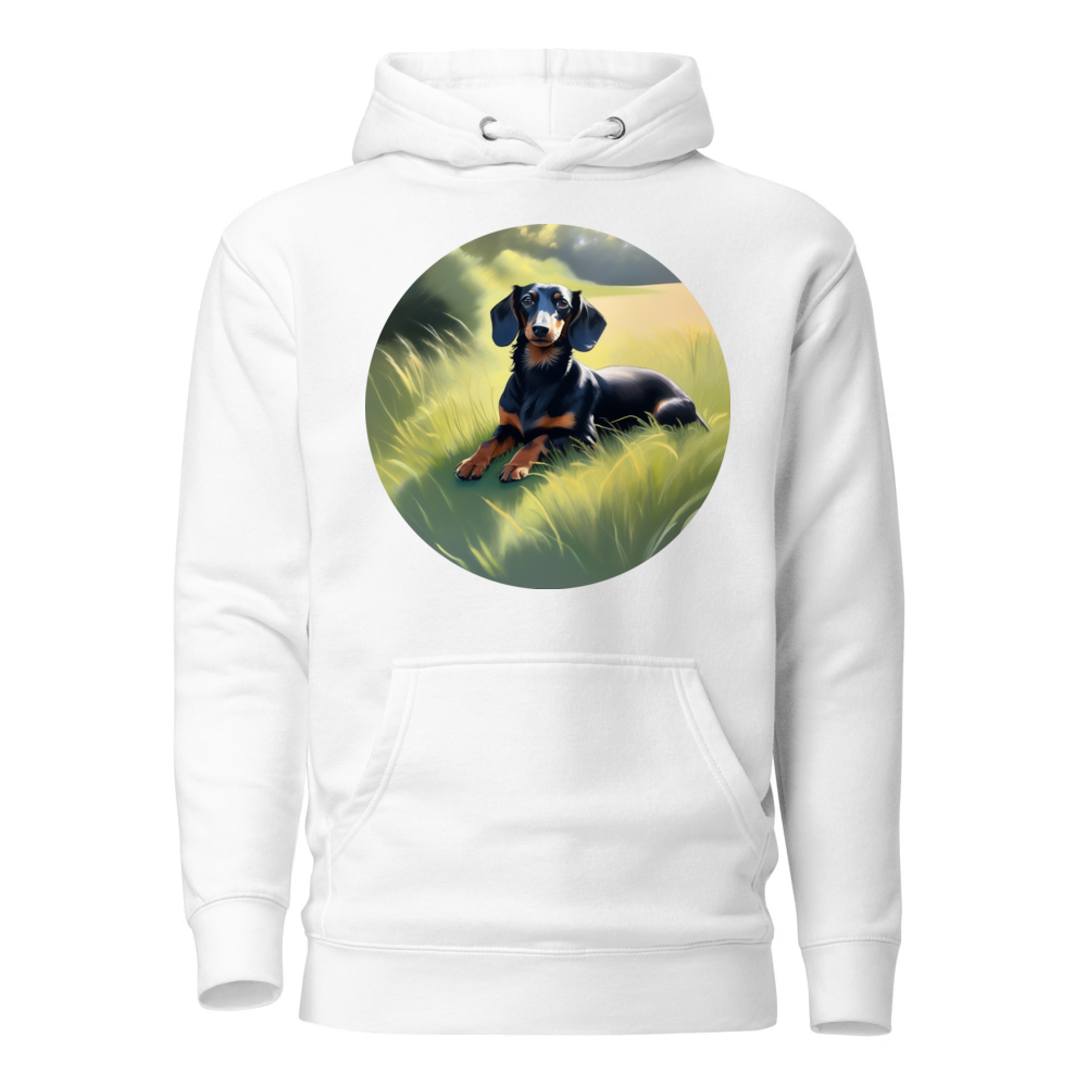 PugMug Custom Black Dachshund Hoodie