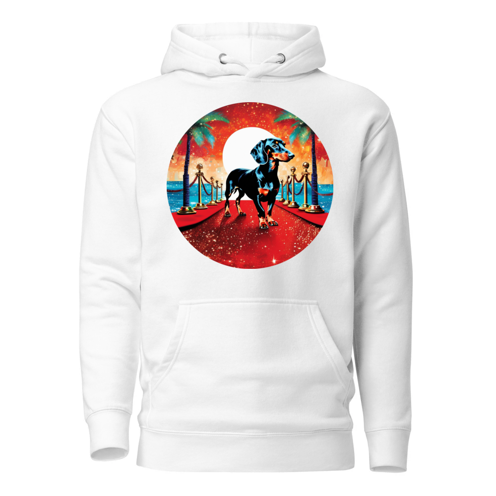 PugMug Custom Black Dachshund Hoodie