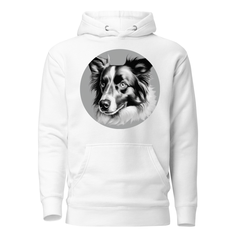 PugMug Custom Blue Merle Border Collie Hoodie