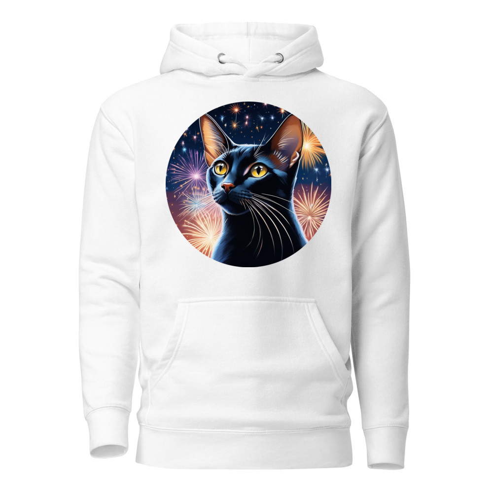 PugMug Custom Black Abyssinian Cat Hoodie