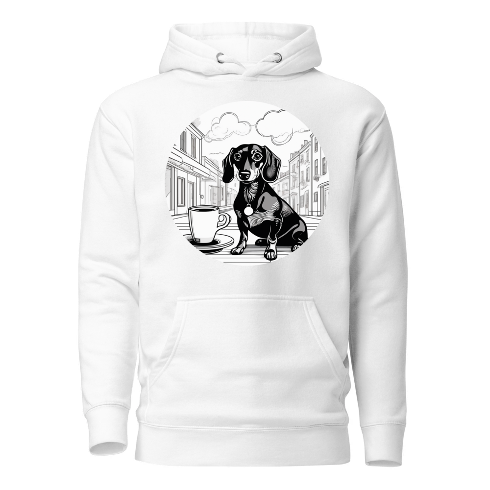 PugMug Custom Black Dachshund Hoodie
