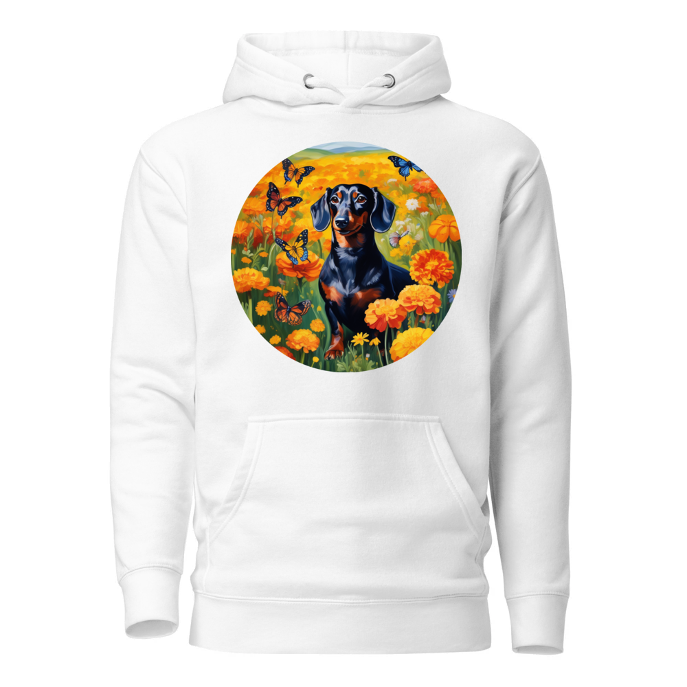 PugMug Custom Black Dachshund Hoodie