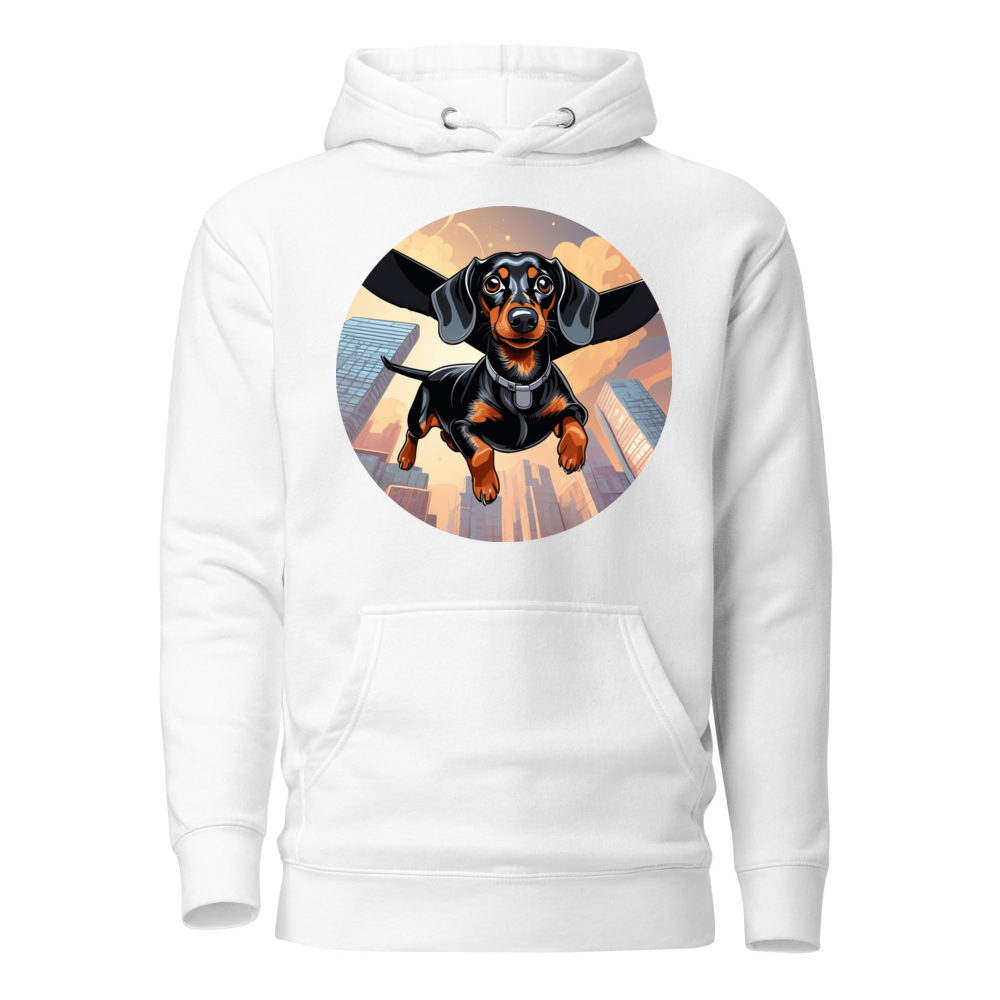 PugMug Custom Black Dachshund Hoodie