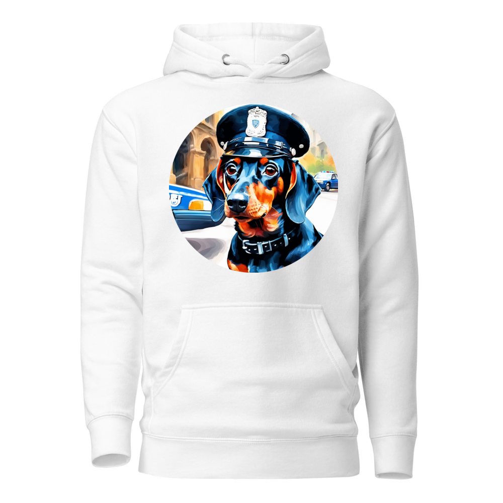 PugMug Custom Black Dachshund Hoodie