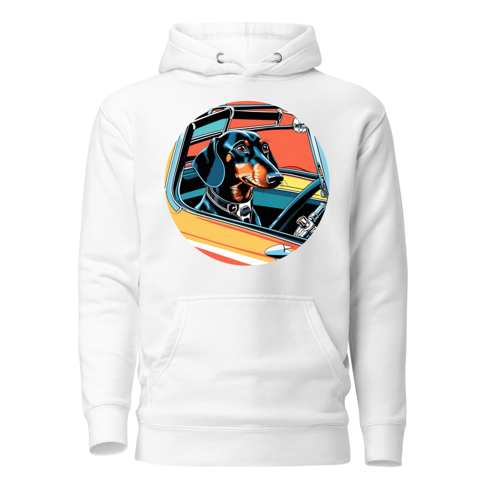 PugMug Custom Black Dachshund Hoodie