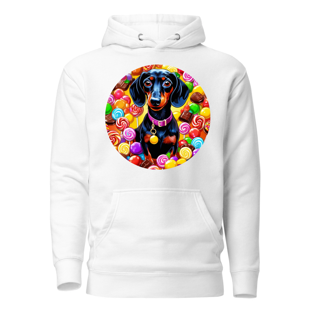 PugMug Custom Black Dachshund Hoodie