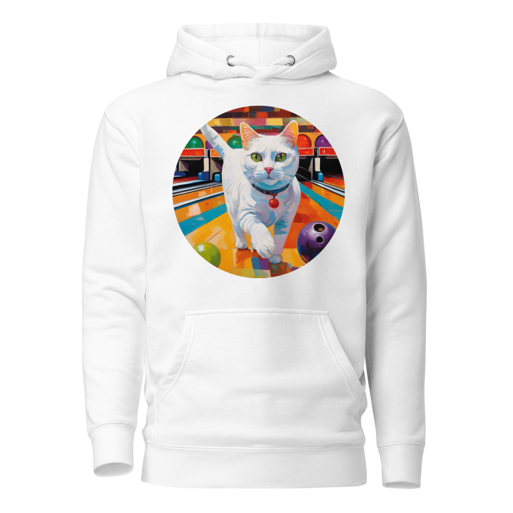 PugMug Custom White Companion Cat Hoodie