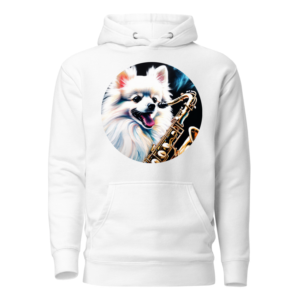 PugMug Custom White Pomeranian Hoodie