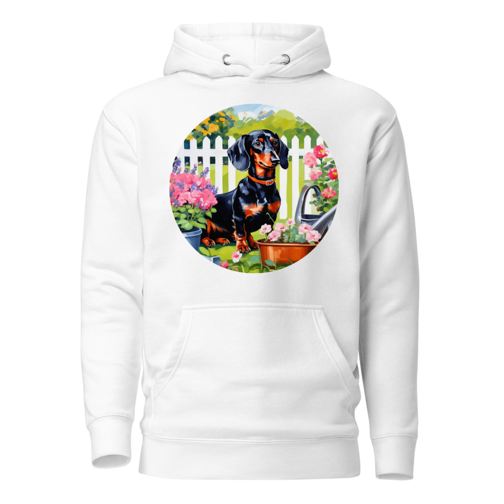PugMug Custom Black Dachshund Hoodie