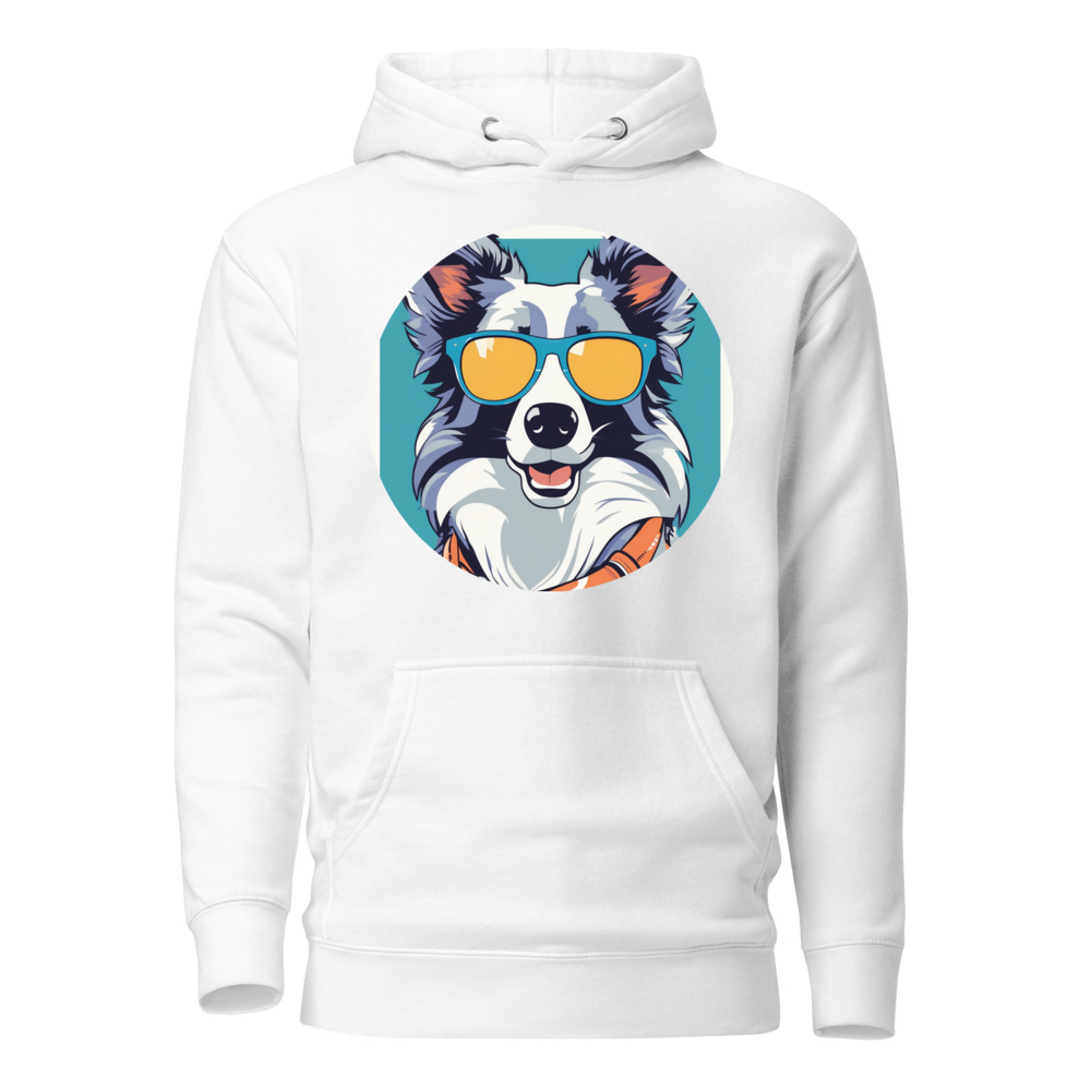 PugMug Custom Blue Merle Border Collie Hoodie