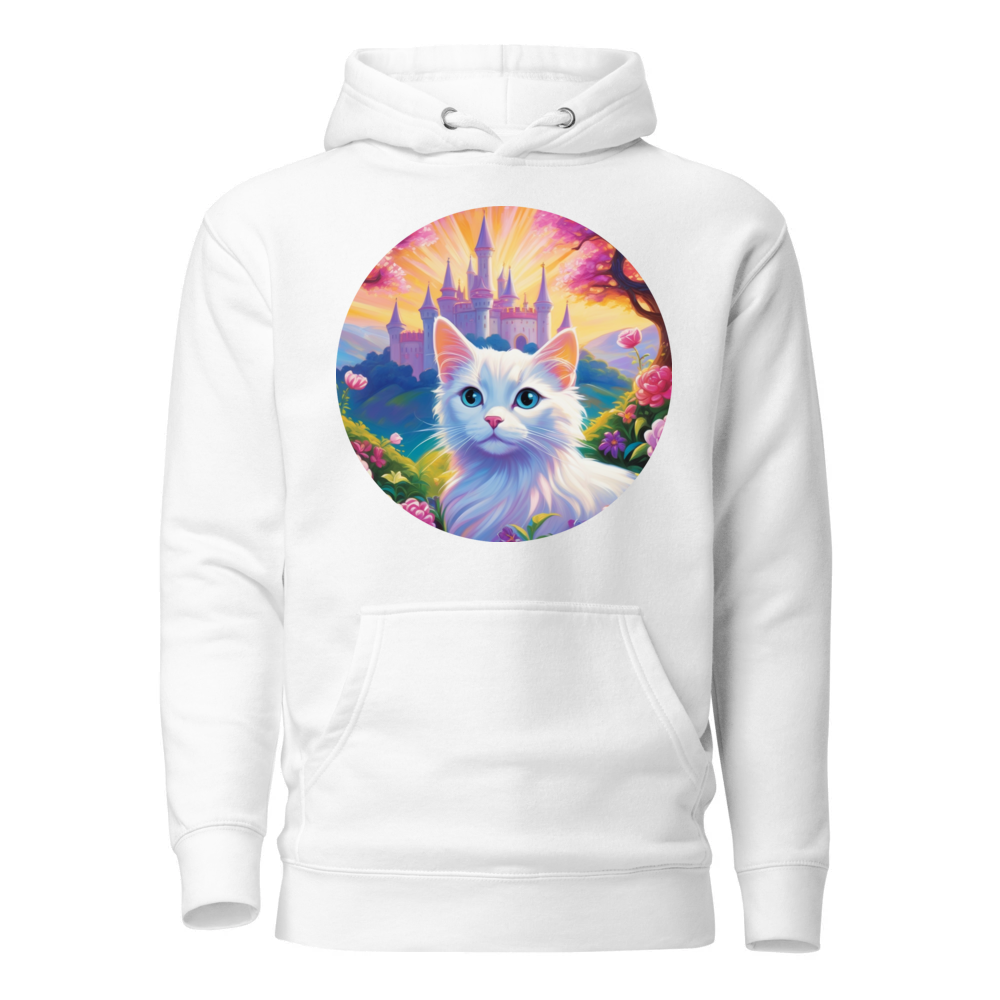 PugMug Custom White Companion Cat Hoodie