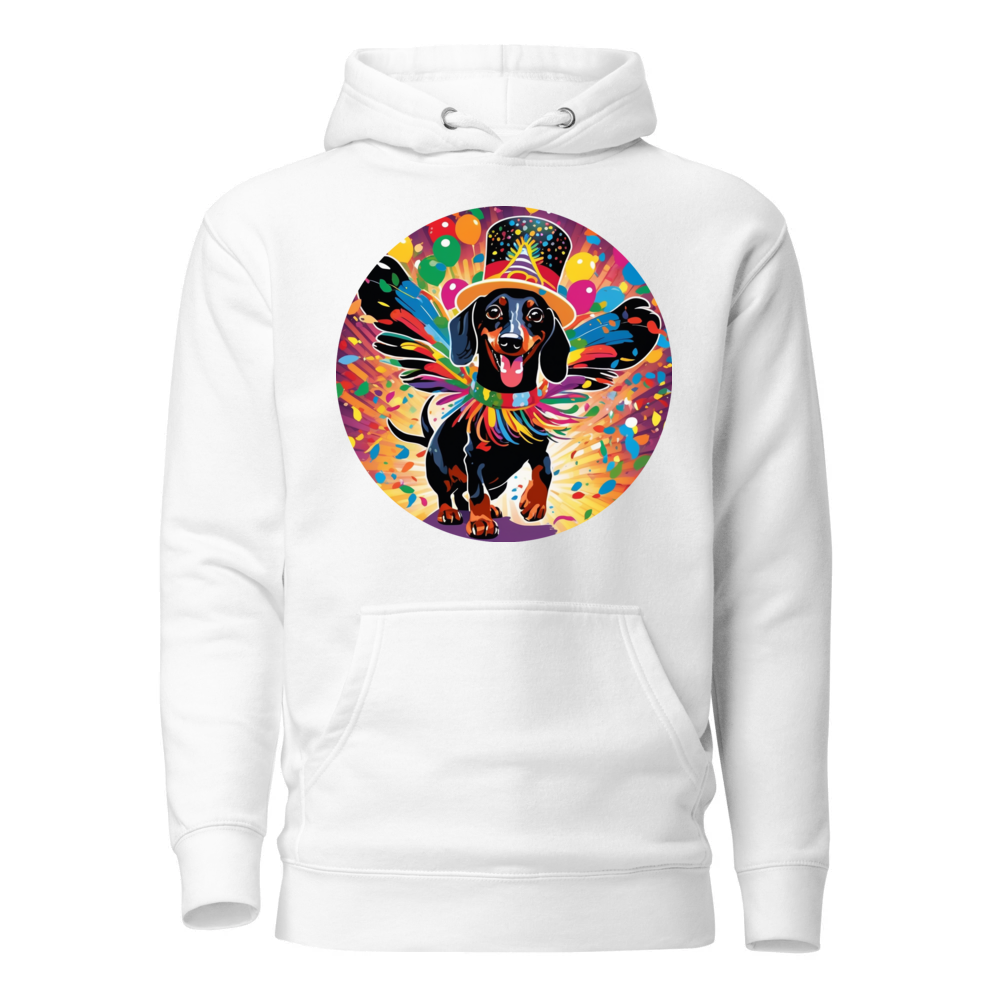 PugMug Custom Black Dachshund Hoodie
