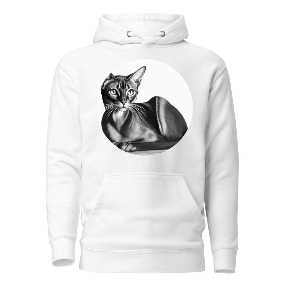 PugMug Custom Black Abyssinian Cat Hoodie