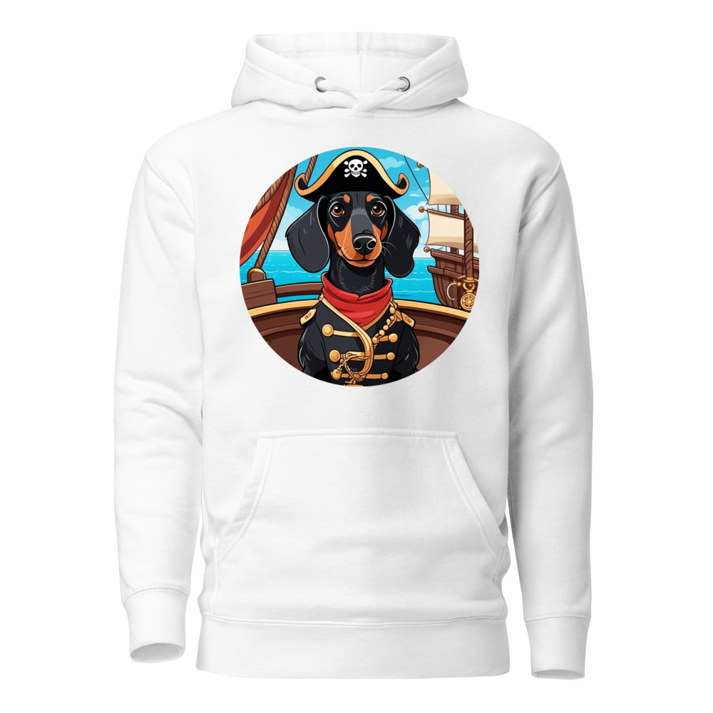 PugMug Custom Black Dachshund Hoodie