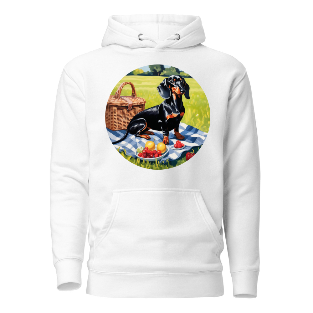 PugMug Custom Black Dachshund Hoodie