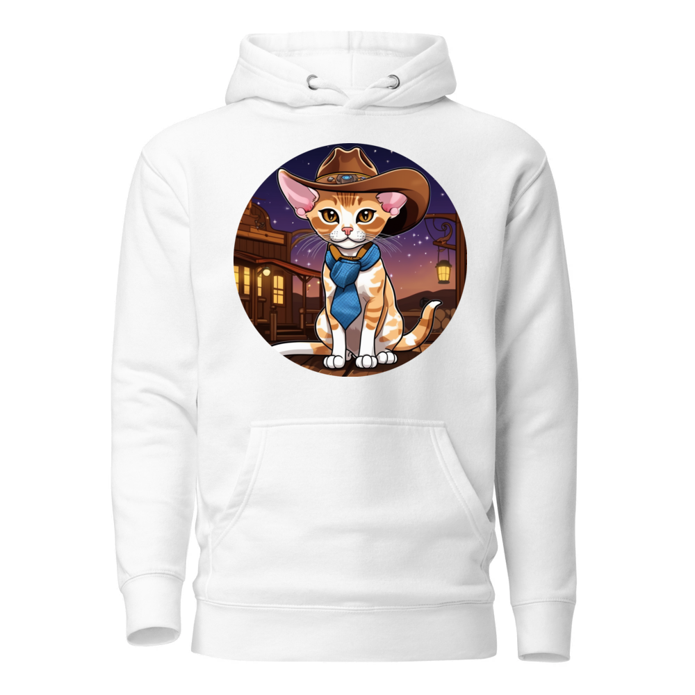 PugMug Custom Tabby Devon Rex Cat Hoodie