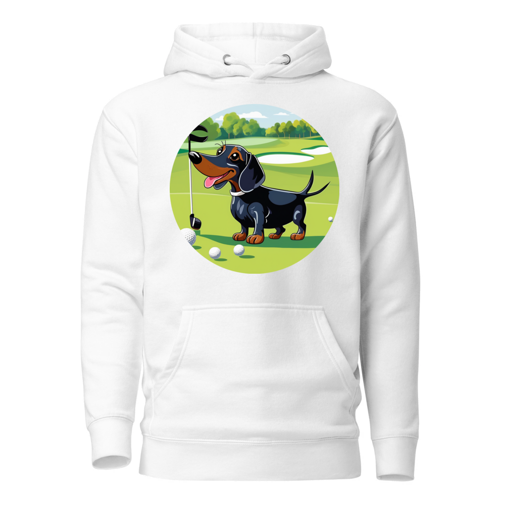 PugMug Custom Black Dachshund Hoodie