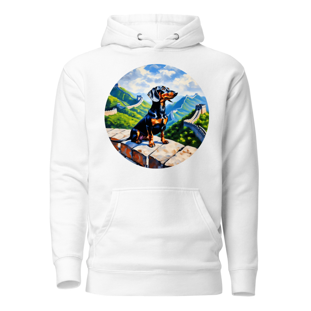 PugMug Custom Black Dachshund Hoodie