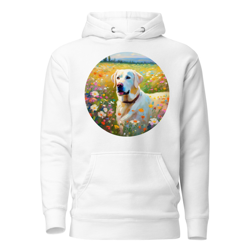 PugMug Custom White Labrador Retriever Hoodie