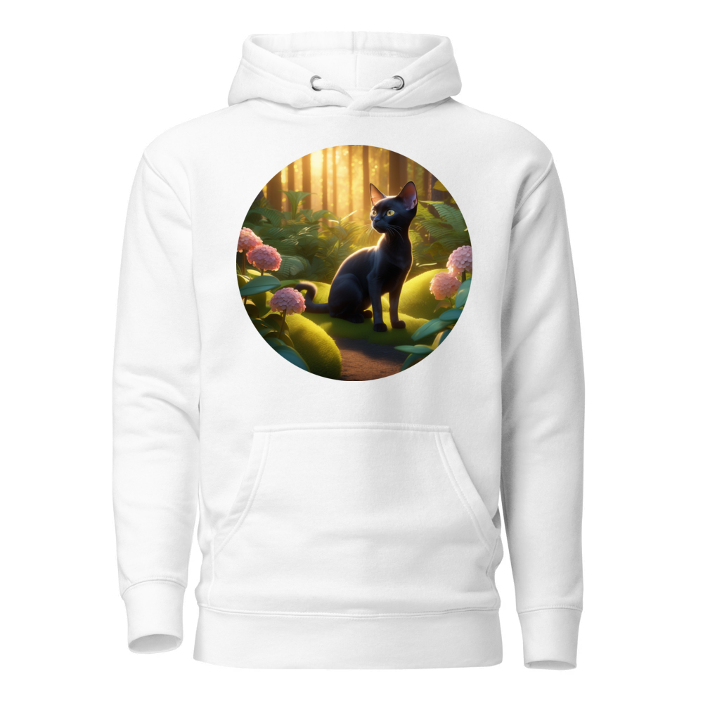 PugMug Custom Black Devon Rex Cat Hoodie