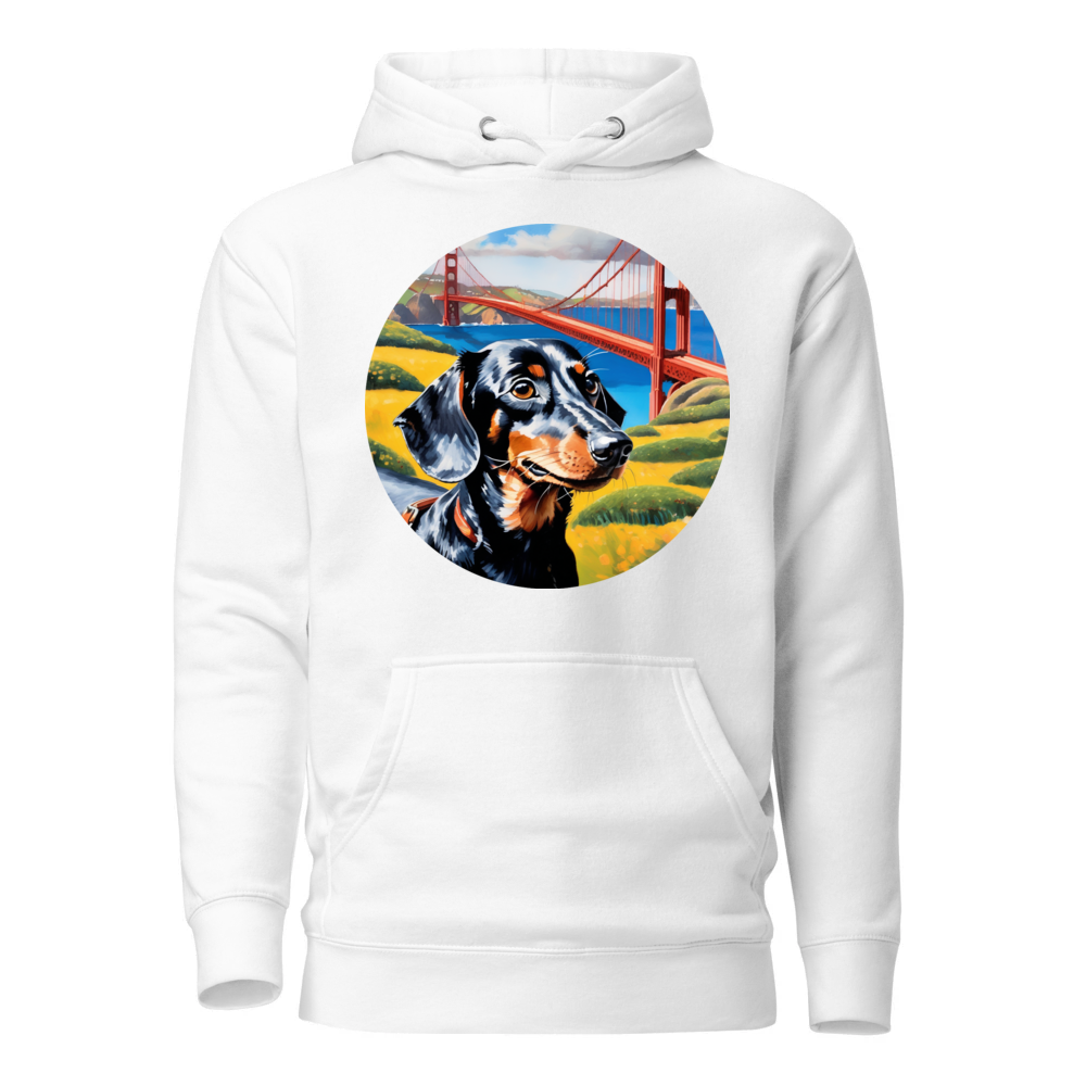 PugMug Custom Black Dachshund Hoodie