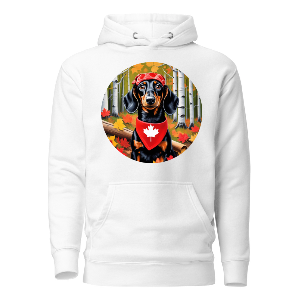 PugMug Custom Black Dachshund Hoodie