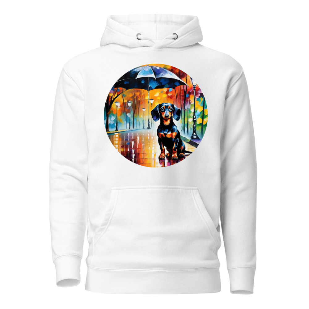 PugMug Custom Black Dachshund Hoodie