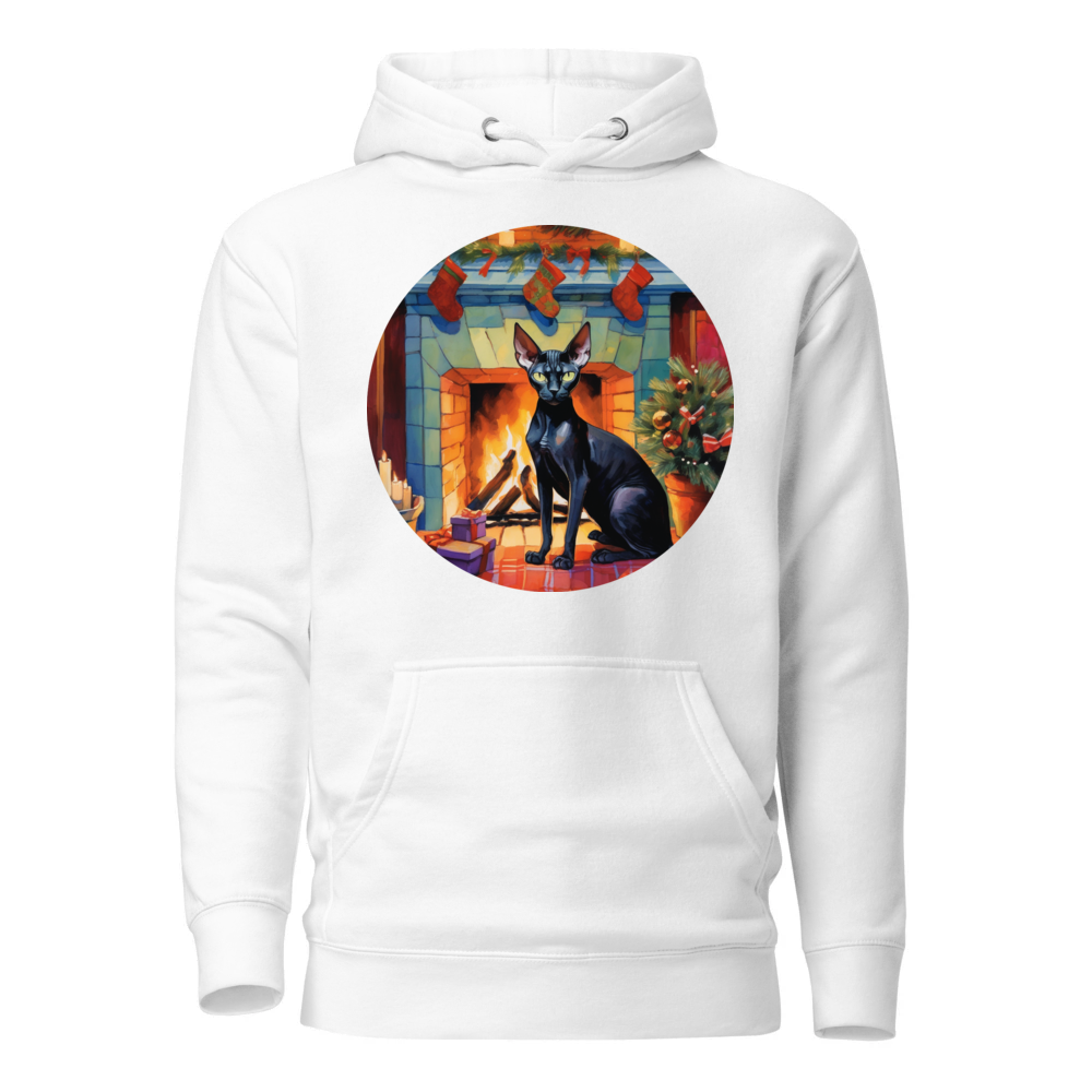 PugMug Custom Black Sphynx Cat Hoodie