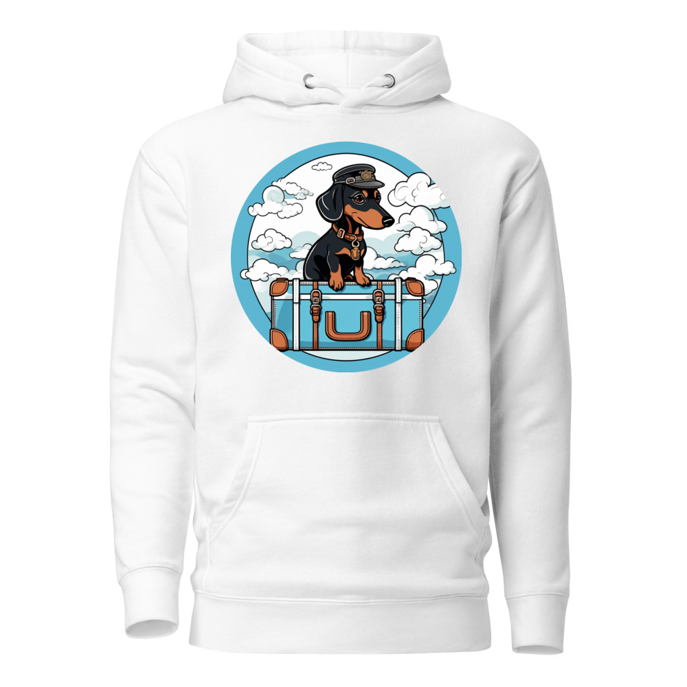 PugMug Custom Black Dachshund Hoodie