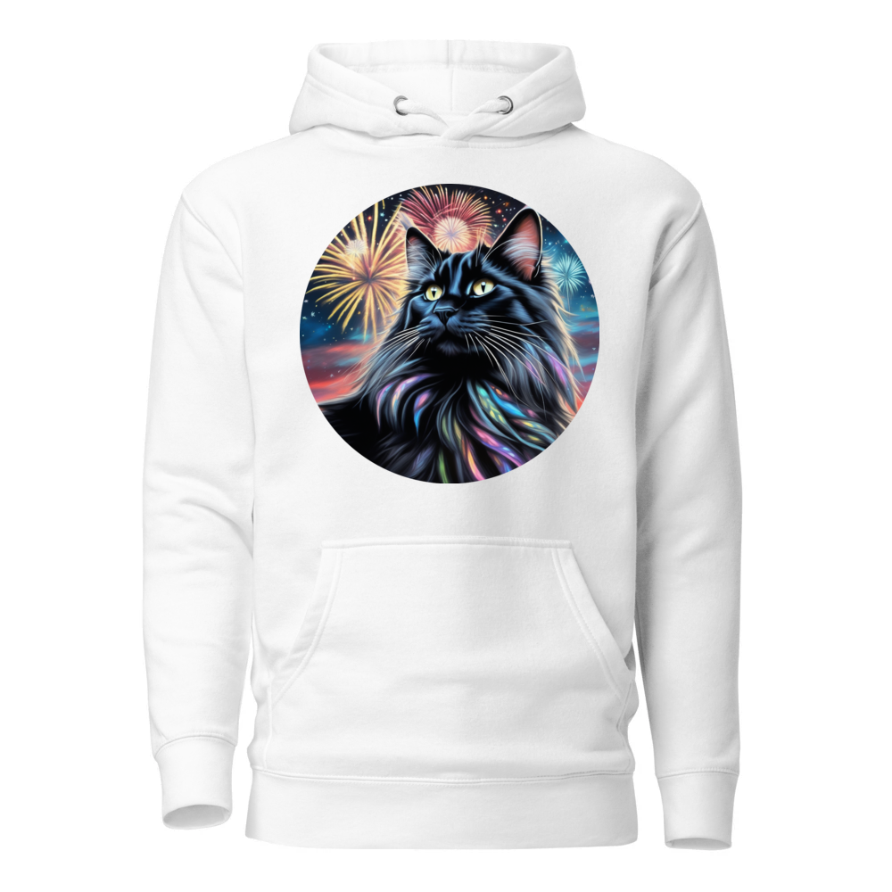 PugMug Custom Black Maine Coon Cat Hoodie