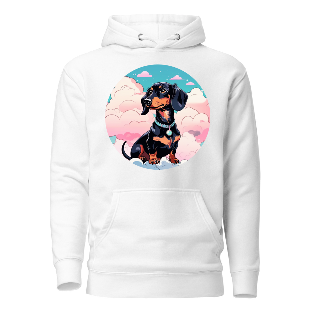 PugMug Custom Black Dachshund Hoodie