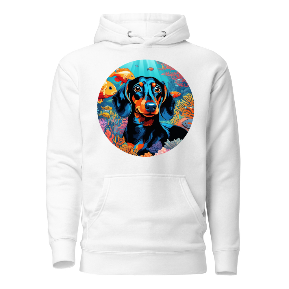PugMug Custom Black Dachshund Hoodie