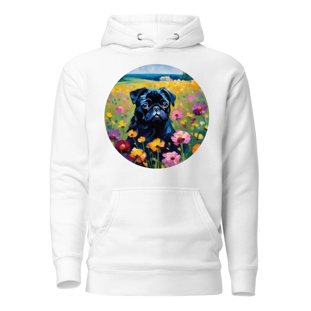 PugMug Custom Black Pug Hoodie