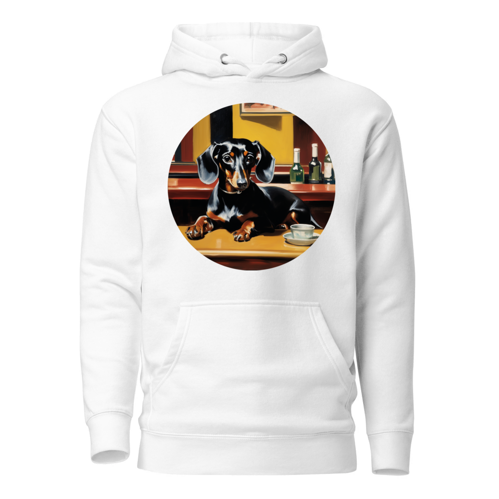 PugMug Custom Black Dachshund Hoodie