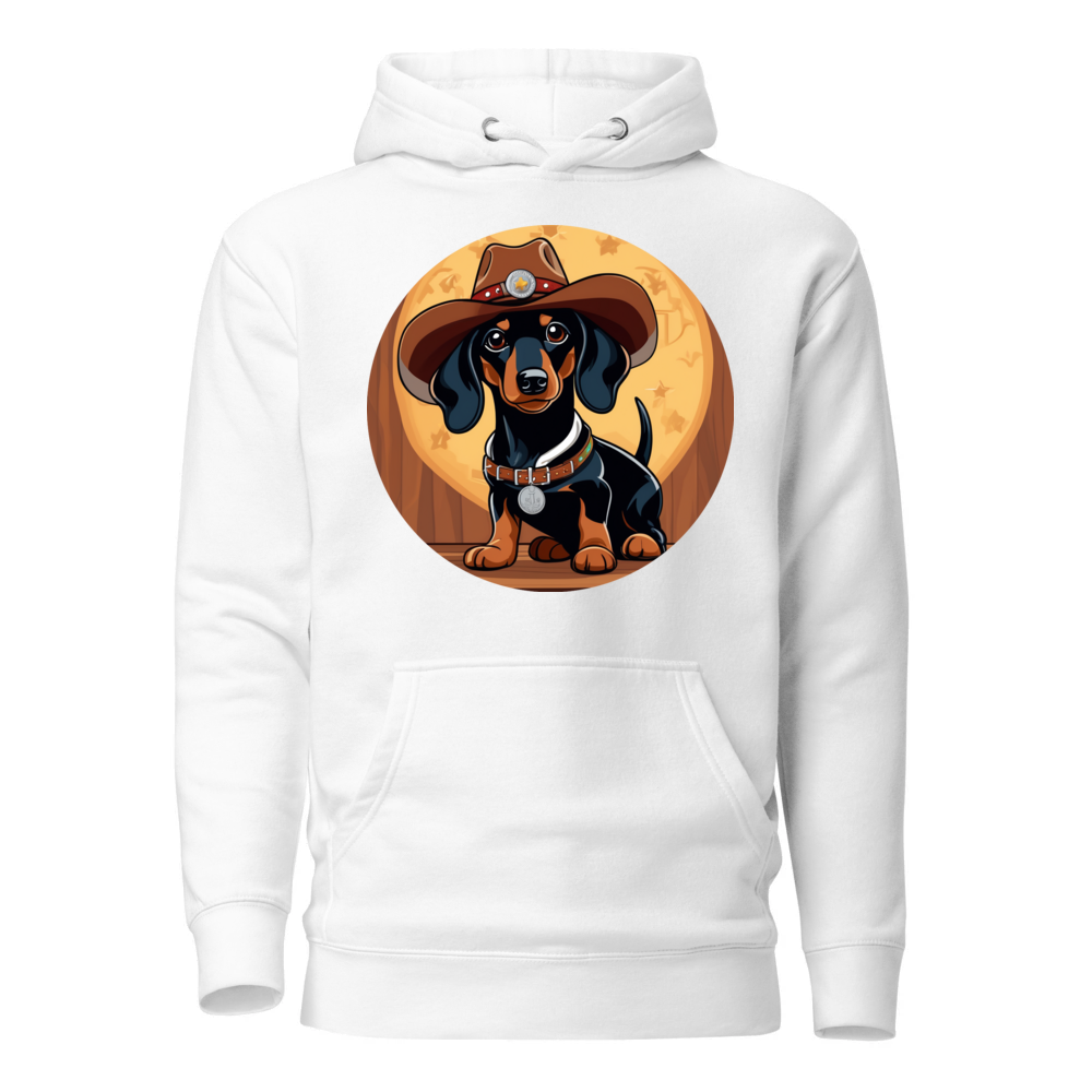 PugMug Custom Black Dachshund Hoodie