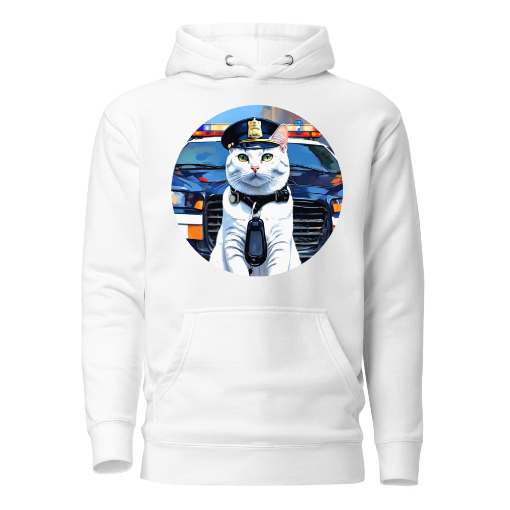 PugMug Custom White American Shorthair Cat Hoodie