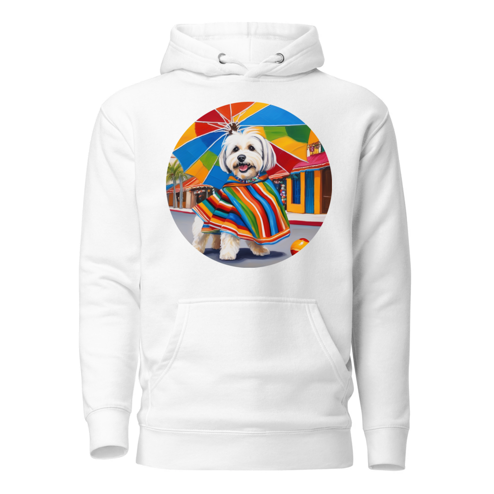 PugMug Custom White Havanese Dog Hoodie